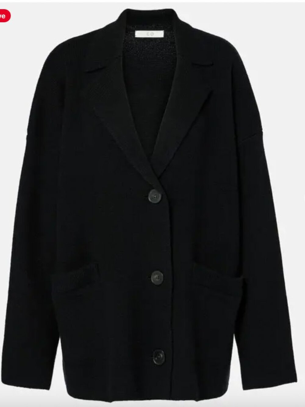 CO single-breasted wool and cashmere blazer size XS